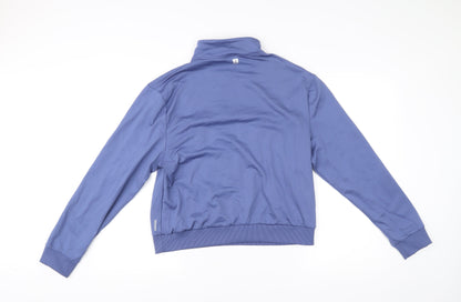 Decathlon Women’s Blue Track Jacket Size 12 Polyester Elastane
