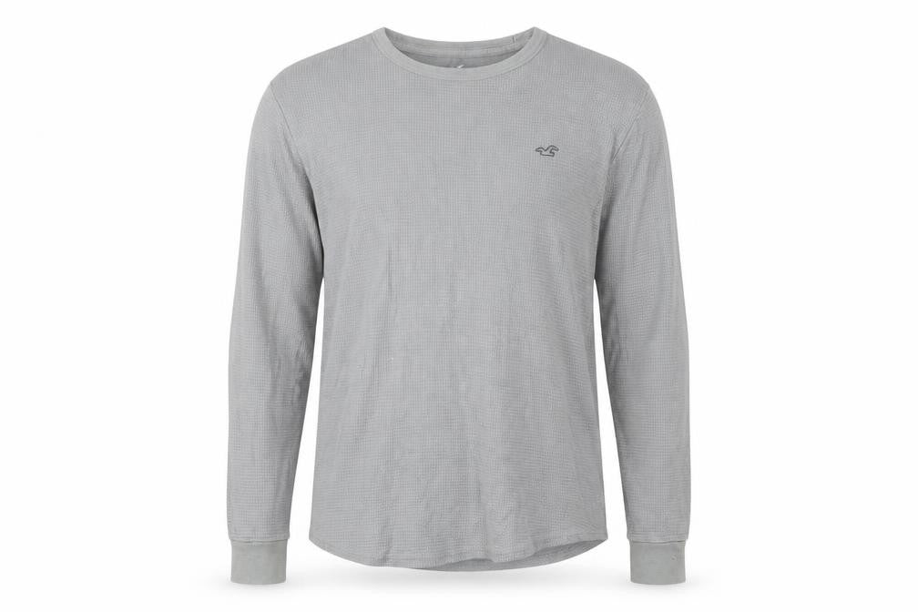 Mens UK Size L Hollister Grey Pullover Sweatshirt