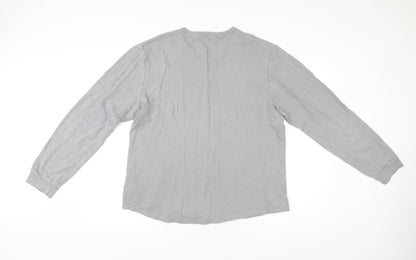 Mens UK Size L Hollister Grey Pullover Sweatshirt