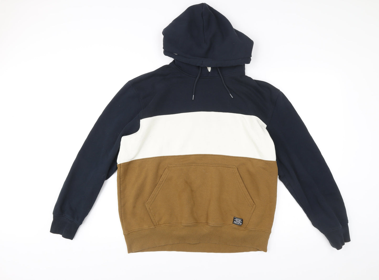 Mens UK Size L H&M Multicoloured Pullover Hoodie