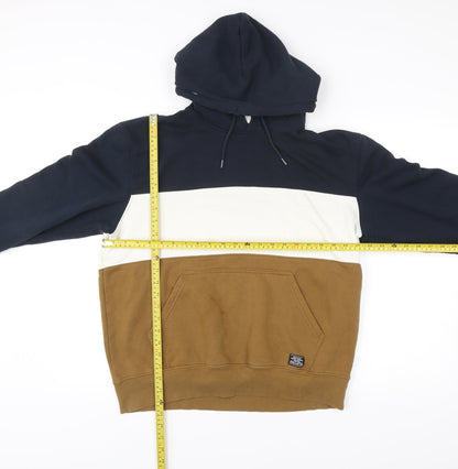 Mens UK Size L H&M Multicoloured Pullover Hoodie