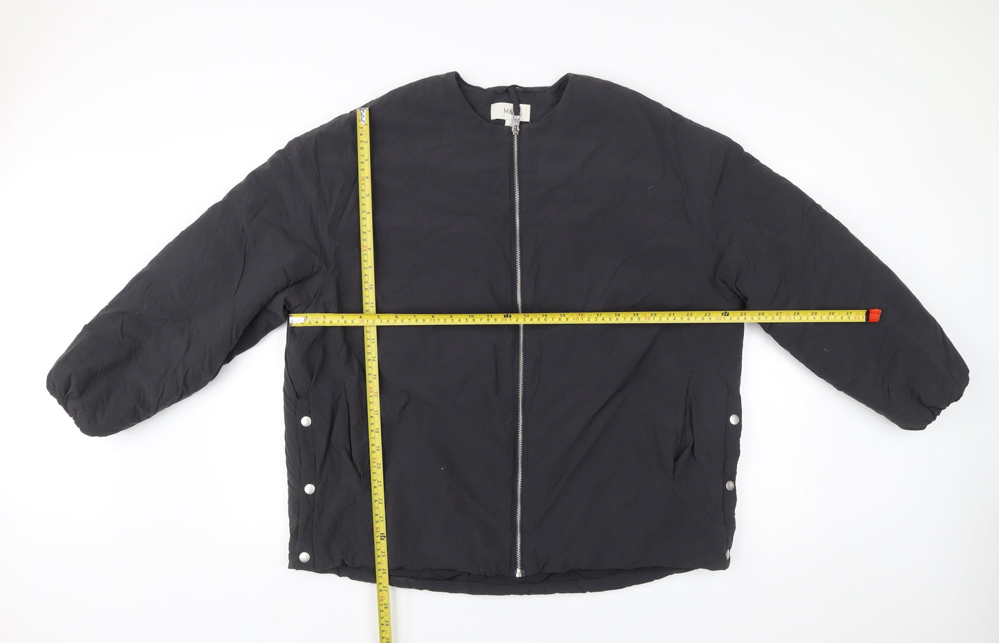 Mens UK Size L Marks and Spencer Black Basic Jacket