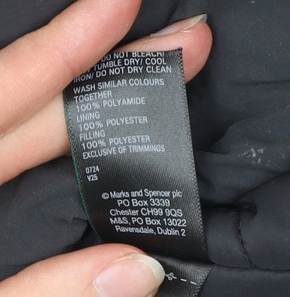 Mens UK Size L Marks and Spencer Black Basic Jacket