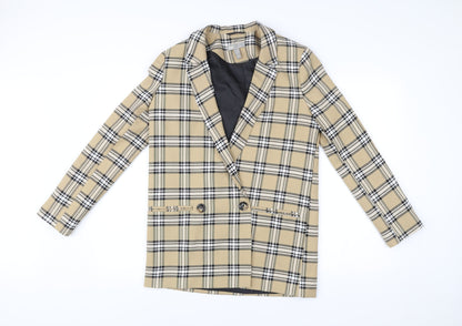 Womens UK Size 8 ASOS Beige Basic Jacket