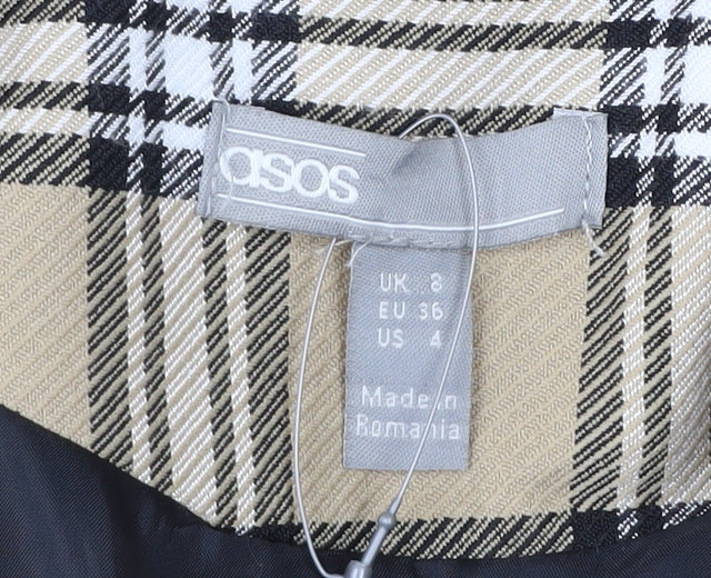 Womens UK Size 8 ASOS Beige Basic Jacket