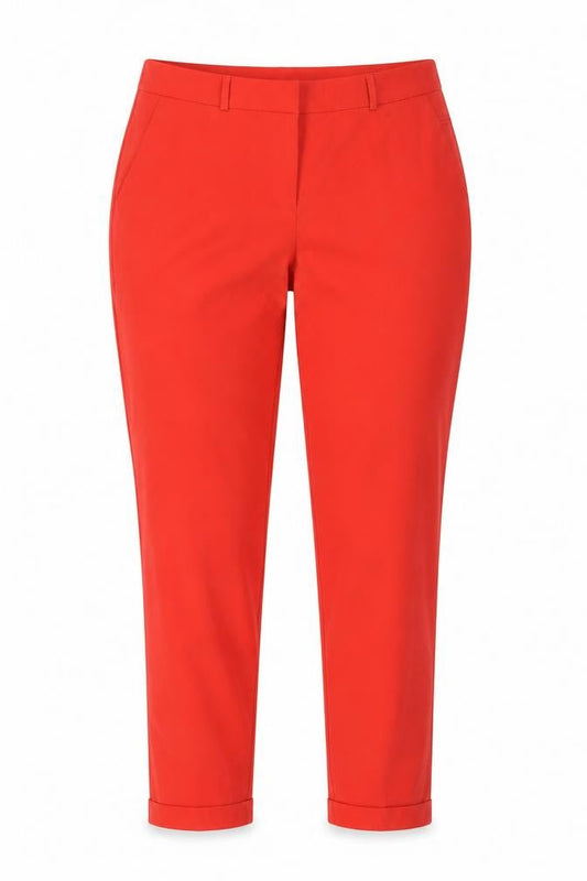 Womens UK Size 12 Dorothy Perkins Slim Fit BusinessCasualWorkwear Red Trousers