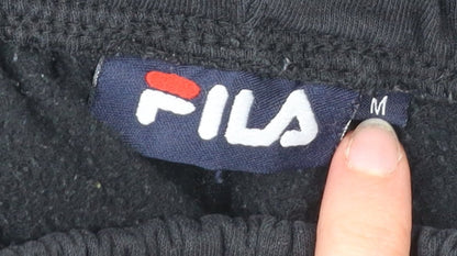 Fila Mens Black Camouflage Side Stripe Jogger Sweatpants M Regular