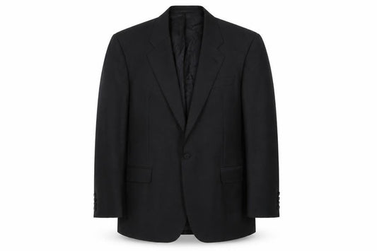 Berwin & Berwin Men’s Black Wool Blazer Jacket 42R Notch Lapel