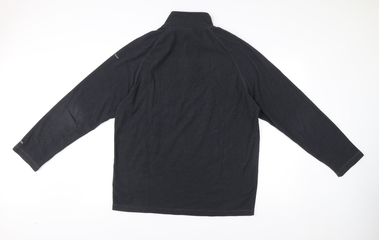 Trespass Men’s Black XL 44-46" Fleece Jacket 1/2 Zip Outdoor Regular Fit