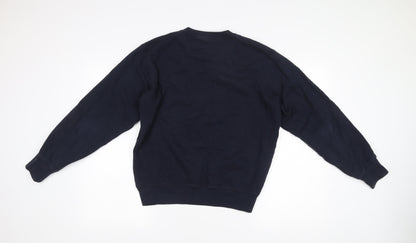 Uniqlo Men’s Black Small Sweatshirt Pullover Crew Neck Long Sleeve