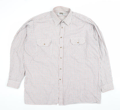 Taylor & Butler Men's Multicoloured Check Long Sleeve Shirt L