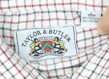 Taylor & Butler Men's Multicoloured Check Long Sleeve Shirt L