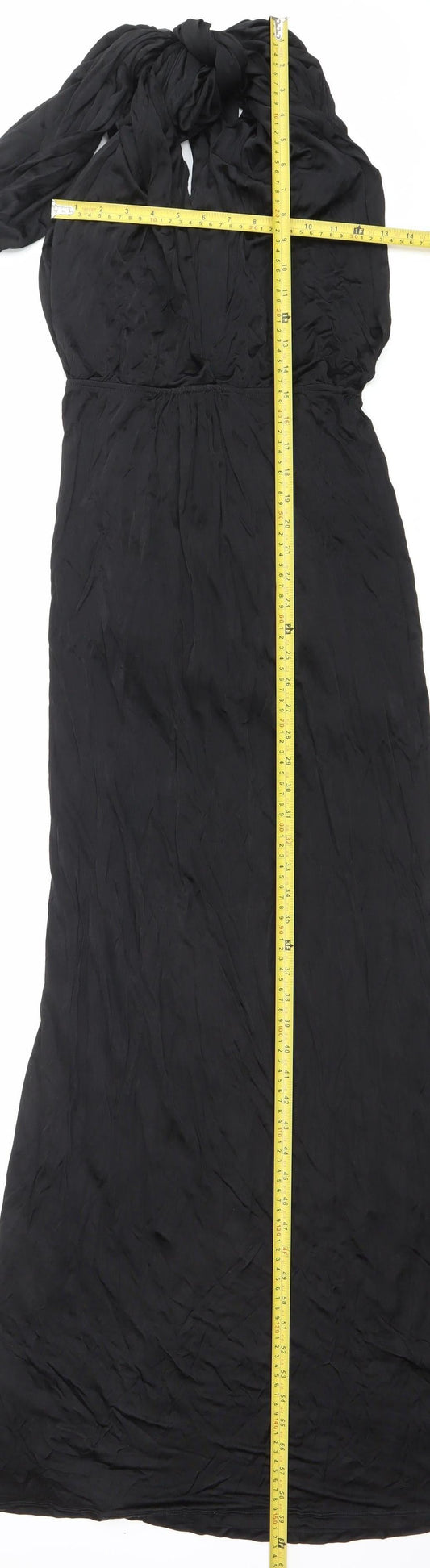 Oasis Women’s Black Maxi Strapless Formal Dress Size S