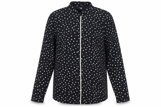 Womens UK Size 10 Marks and Spencer Black Basic Button-Up