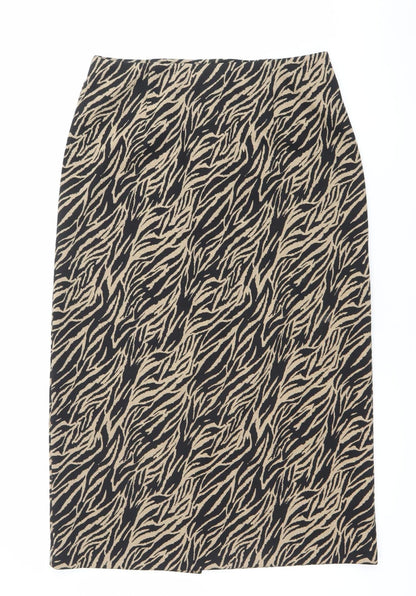 Marks and Spencer Womens Animal Print Pencil Skirt Size 12