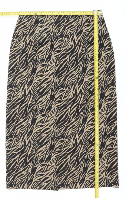 Marks and Spencer Womens Animal Print Pencil Skirt Size 12