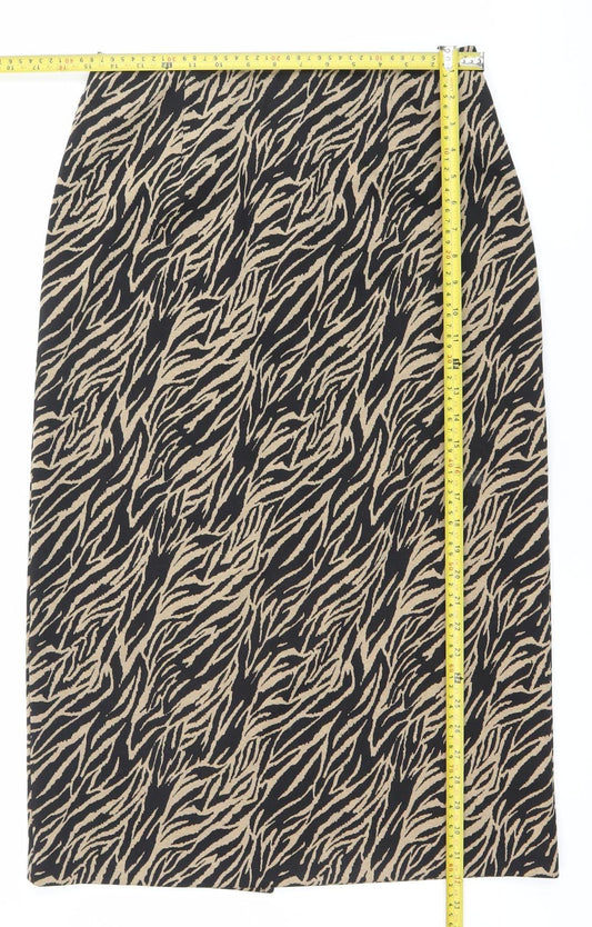 Marks and Spencer Womens Animal Print Pencil Skirt Size 12