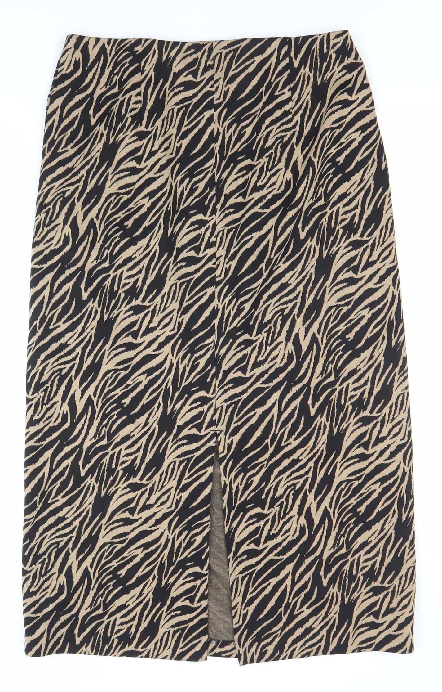Marks and Spencer Womens Animal Print Pencil Skirt Size 12