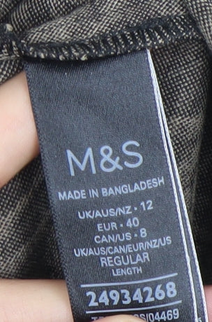 Marks and Spencer Womens Animal Print Pencil Skirt Size 12