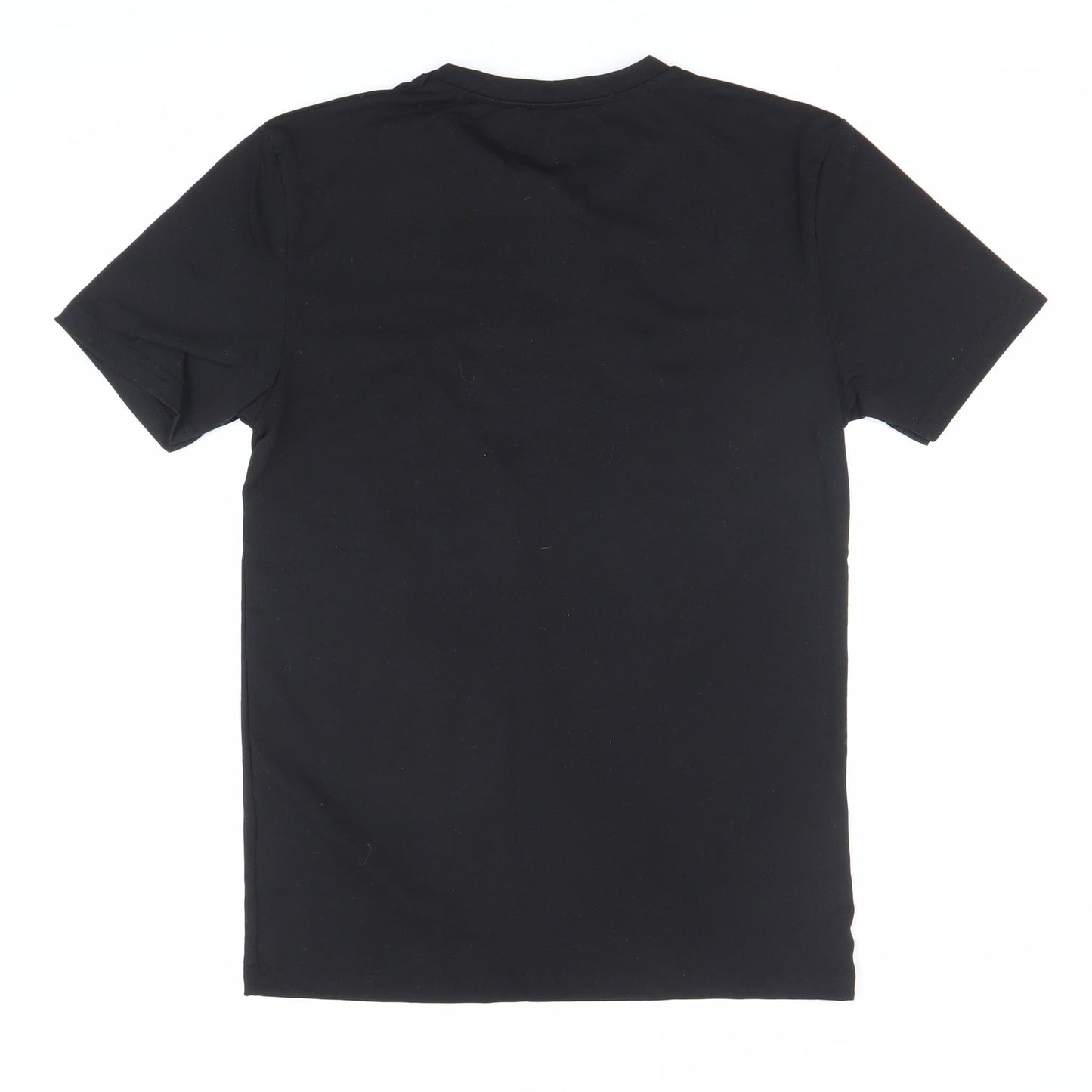 Tommy Hilfiger Men’s Black T-Shirt M Logo Embroidered Cotton