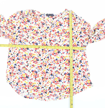Womens UK Size 12 Marks and Spencer Multicoloured Tunic Blouse