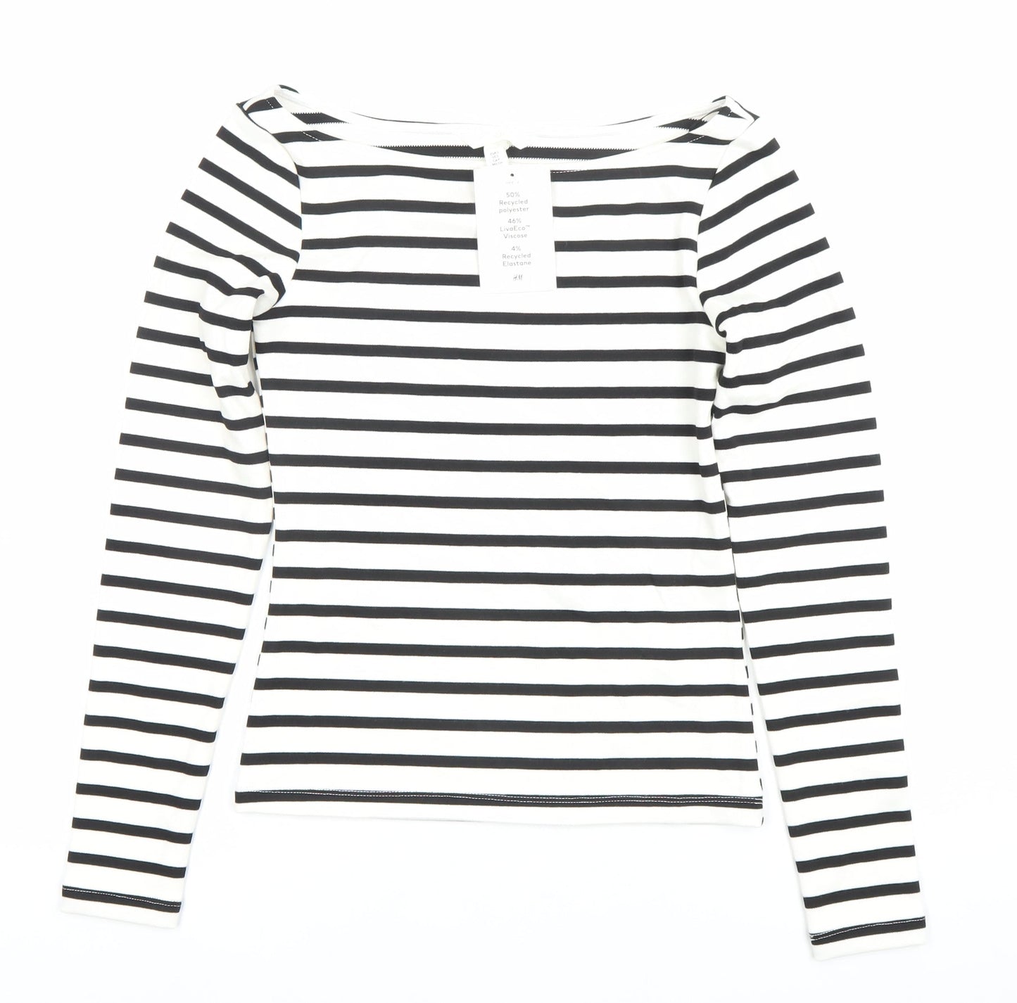 Womens UK Size S H&M Multicoloured Basic T-Shirt