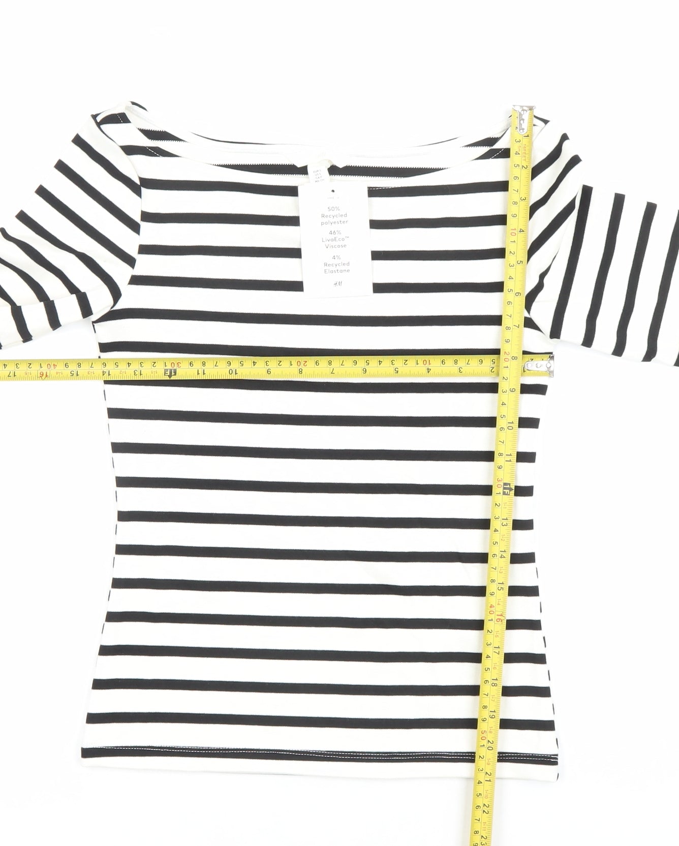 Womens UK Size S H&M Multicoloured Basic T-Shirt