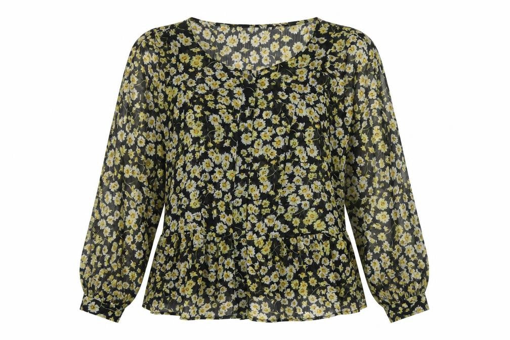 Womens UK Size 12 Pull&Bear Multicoloured Tunic Blouse