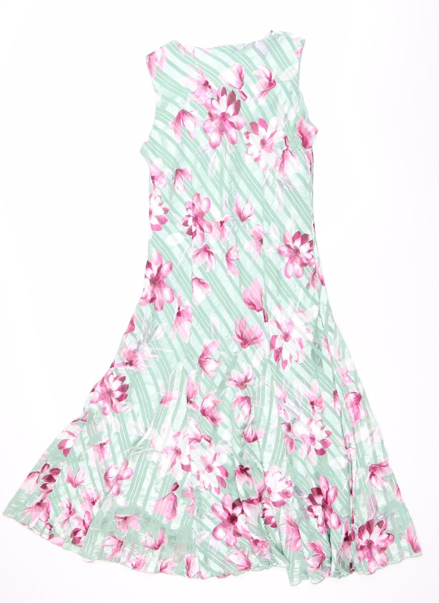 Anna Rose Womens Multicoloured Floral Dress Size 12 Fit & Flare Knee Length