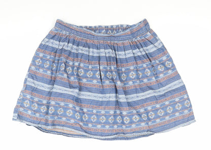 Womens UK Size S VERO MODA A-Line Chambray Skirt