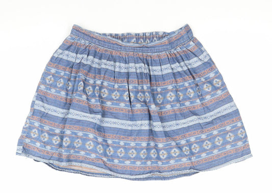 Womens UK Size S VERO MODA A-Line Chambray Skirt