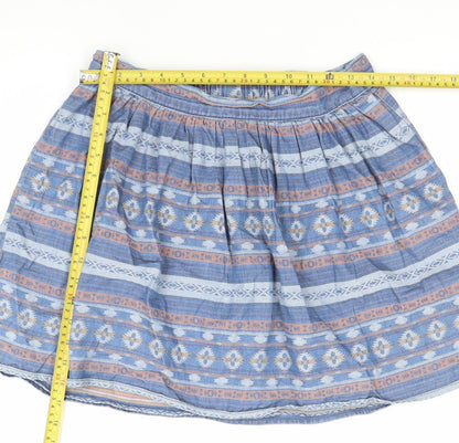 Womens UK Size S VERO MODA A-Line Chambray Skirt
