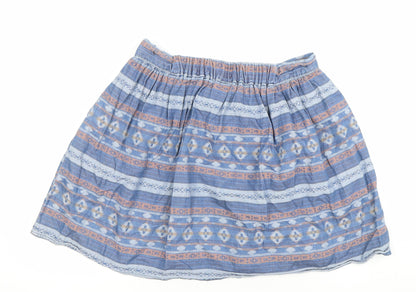 Womens UK Size S VERO MODA A-Line Chambray Skirt