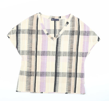 Womens UK Size 18 Marks and Spencer Multicoloured Basic Blouse