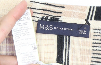Womens UK Size 18 Marks and Spencer Multicoloured Basic Blouse