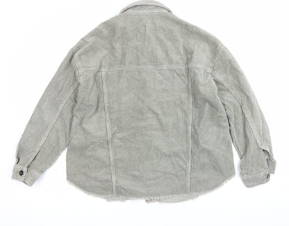 Womens UK Size XS Zara Green Basic Jacket