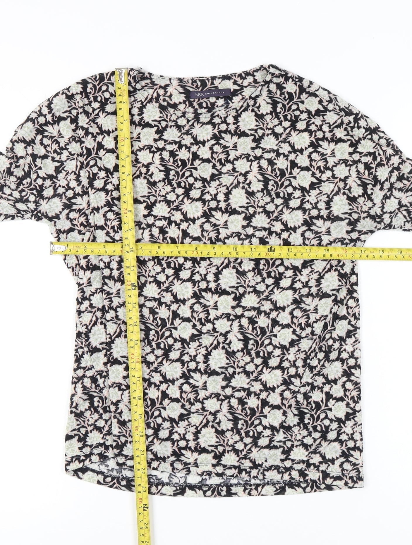 Womens UK Size 12 Marks and Spencer Multicoloured Tunic Blouse