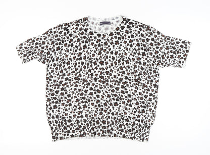 Marks and Spencer Women’s Leopard Print T-Shirt Size 16