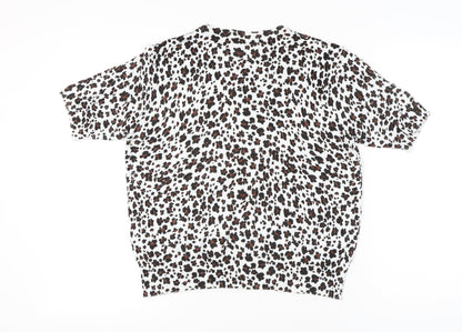 Marks and Spencer Women’s Leopard Print T-Shirt Size 16