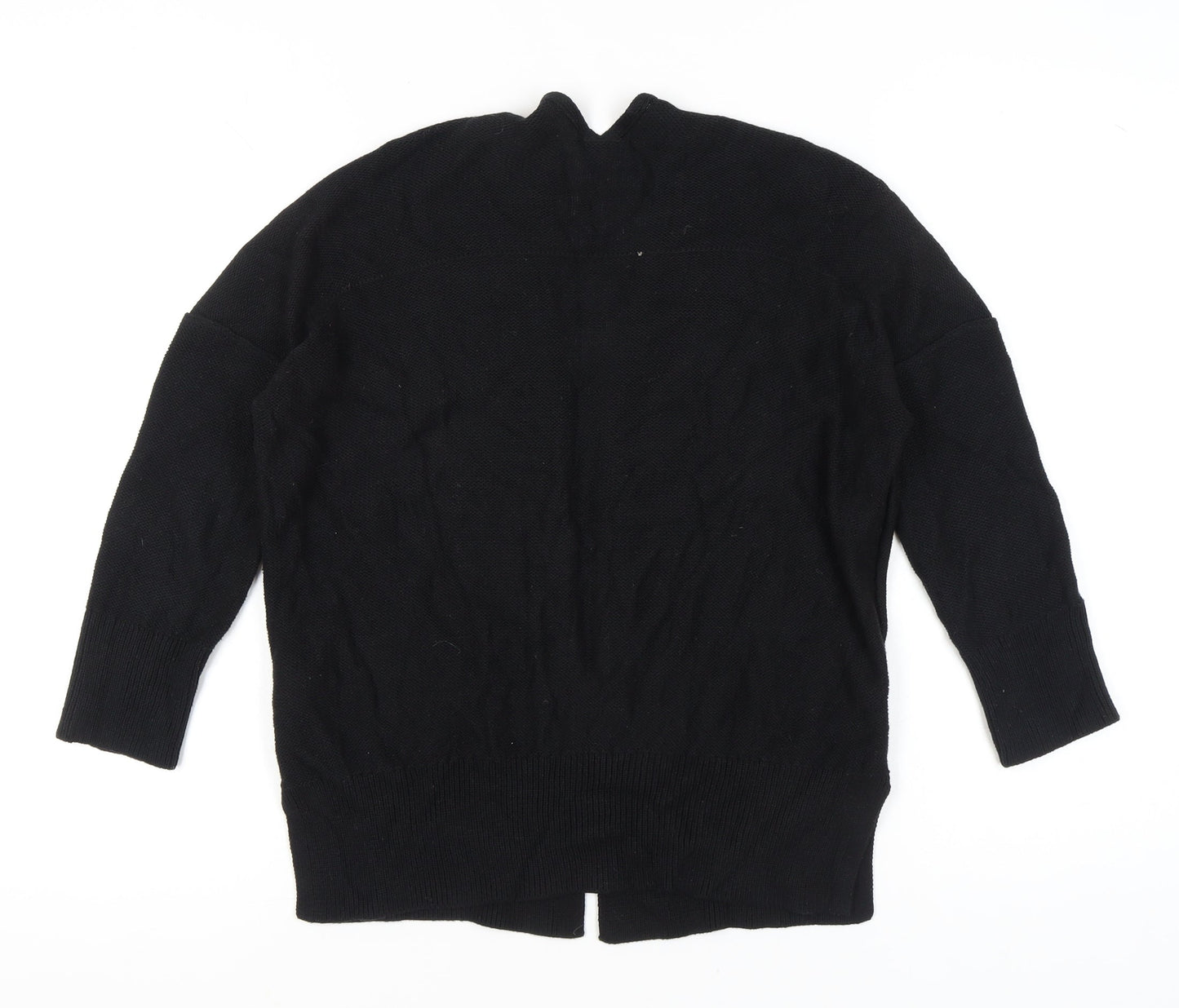 GAP Women’s Black Cotton Knit Open Cardigan Jumper Size S