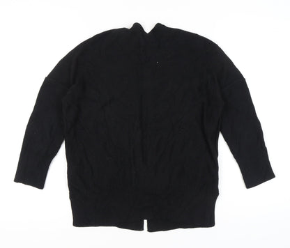 GAP Women’s Black Cotton Knit Open Cardigan Jumper Size S