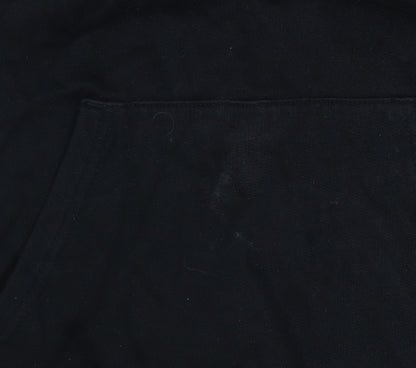 Vans Boys Black Pullover Hoodie Medium Classic Fit Skate Logo