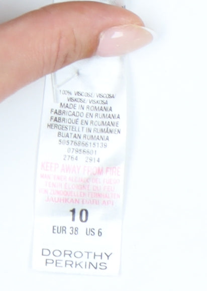 Dorothy Perkins Women’s Multicoloured Floral Viscose Playsuit Size 10