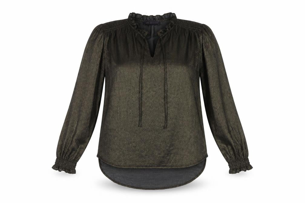 Womens UK Size 10 Marks and Spencer Gold Tunic Blouse