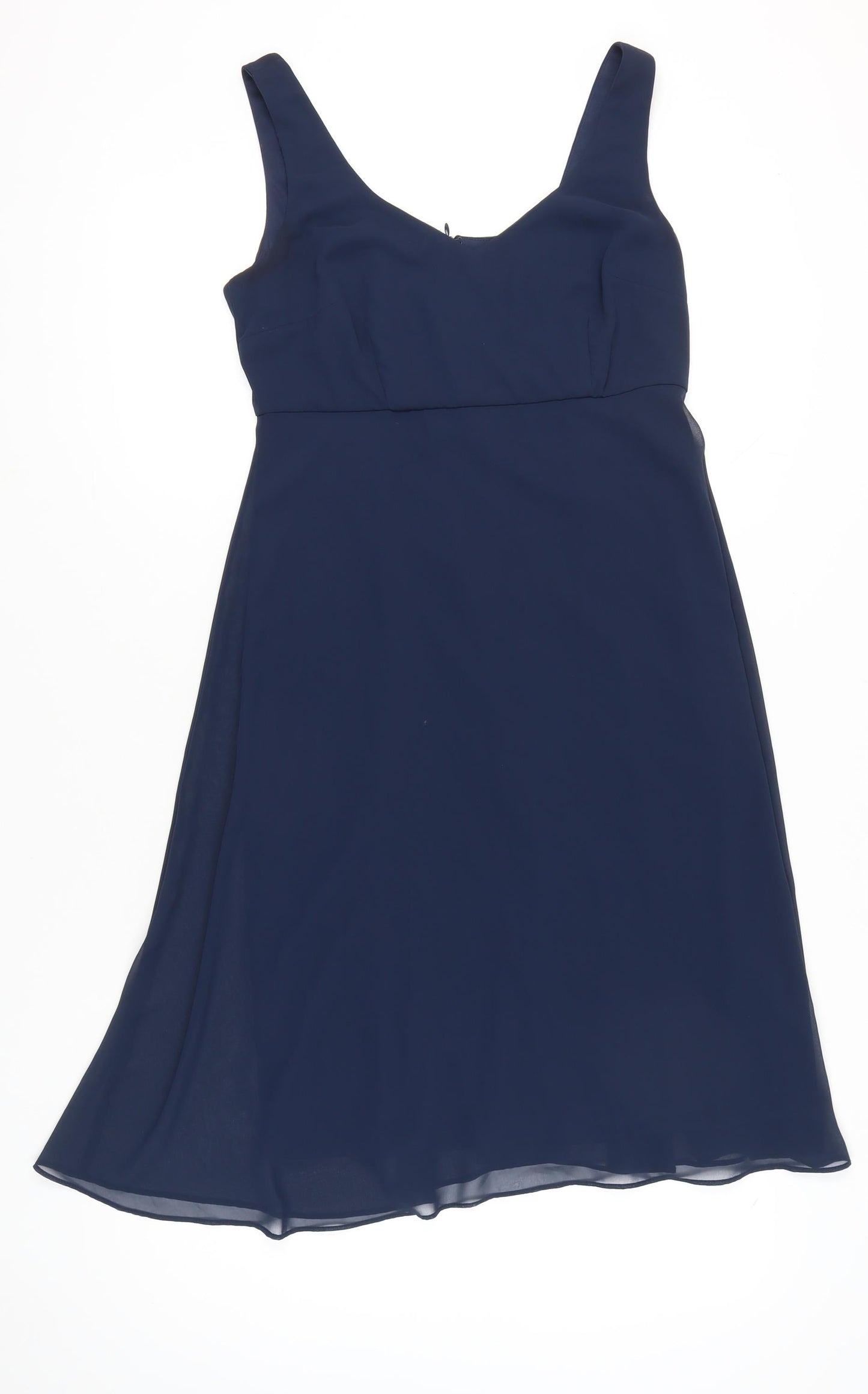 Lana Marie by Ariella Women Blue Size 12 A-Line Sleeveless Formal Dress