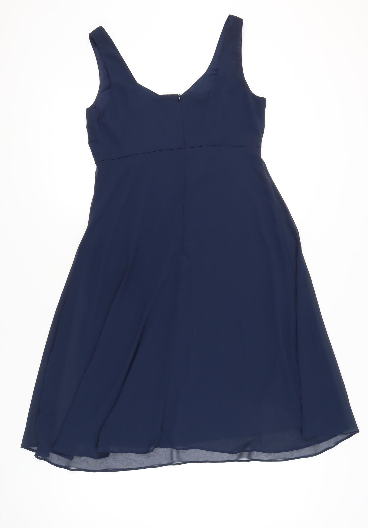 Lana Marie by Ariella Women Blue Size 12 A-Line Sleeveless Formal Dress