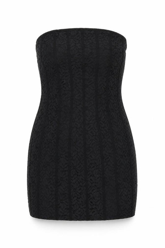 Kimchi Blue Women’s Black Strapless Lace Bodycon Dress Size M