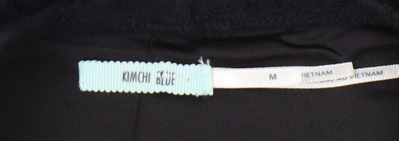 Kimchi Blue Women’s Black Strapless Lace Bodycon Dress Size M