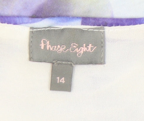 Womens UK Size 14 Phase Eight Multicoloured Tunic Blouse