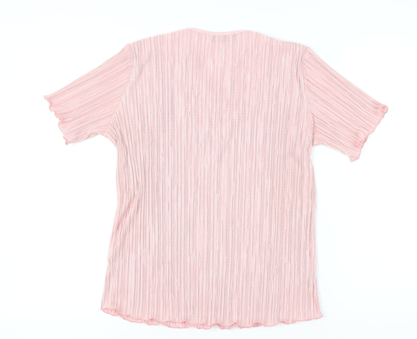 Womens UK Size M BASSINI Pink Tunic Blouse